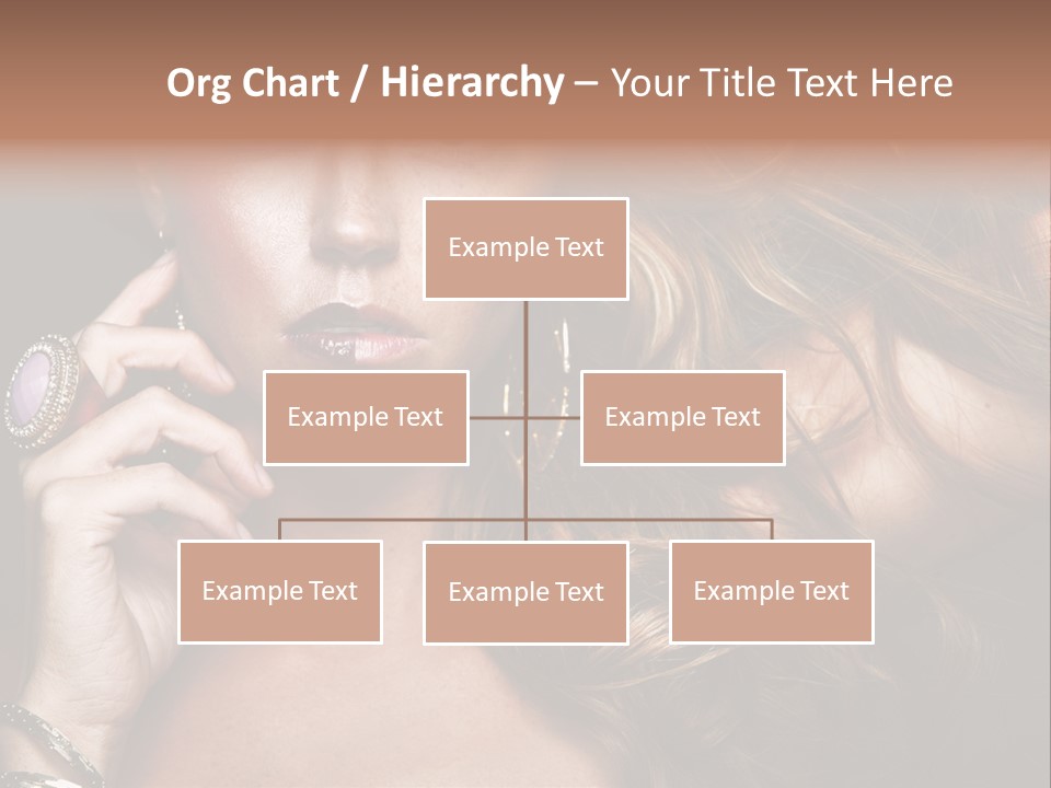 Sensuality Healthy Female PowerPoint Template