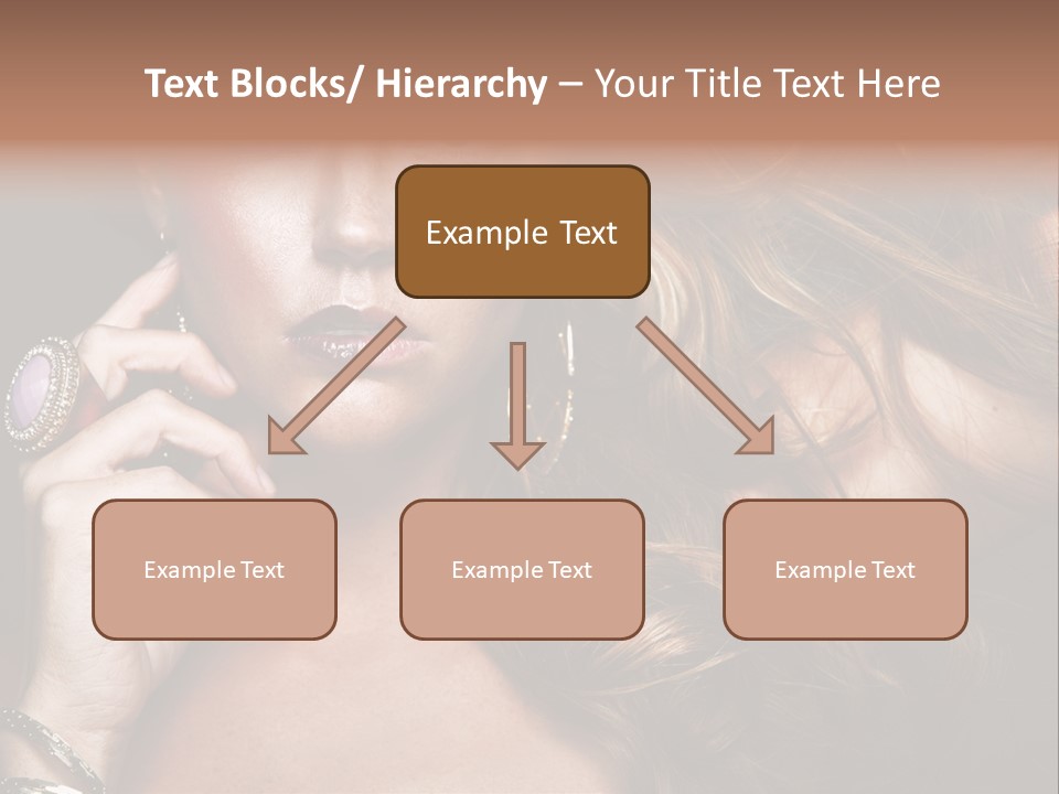 Sensuality Healthy Female PowerPoint Template