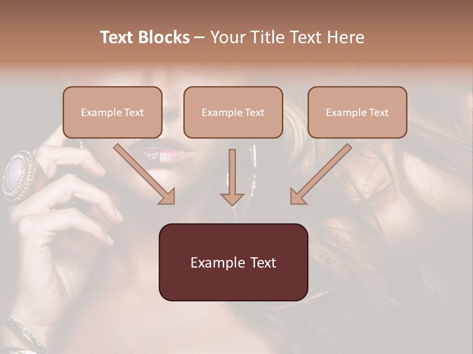 Sensuality Healthy Female PowerPoint Template