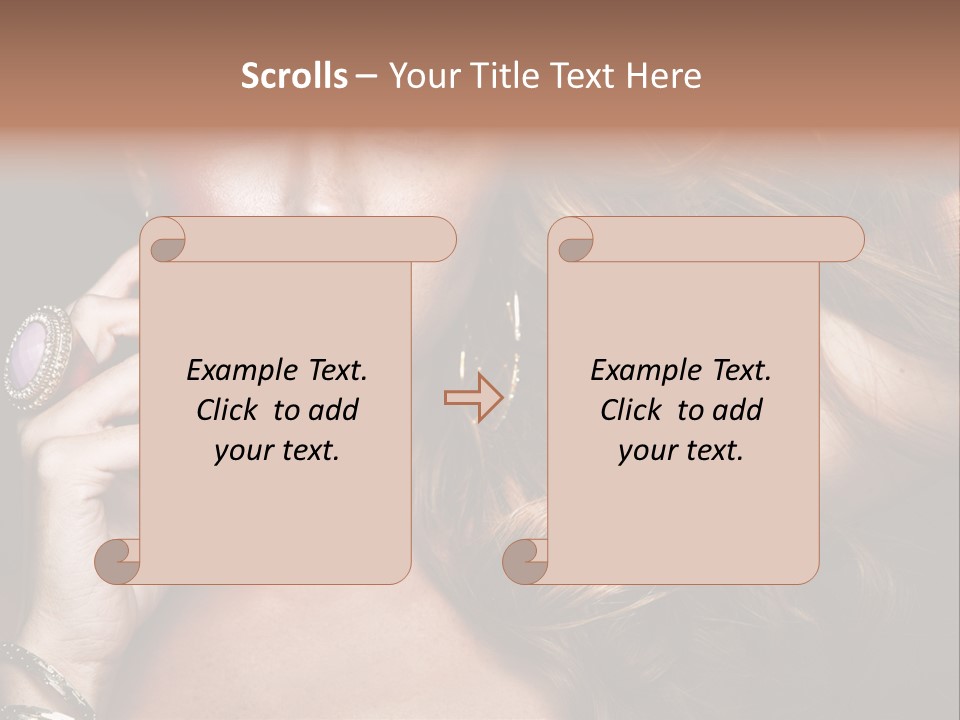 Sensuality Healthy Female PowerPoint Template
