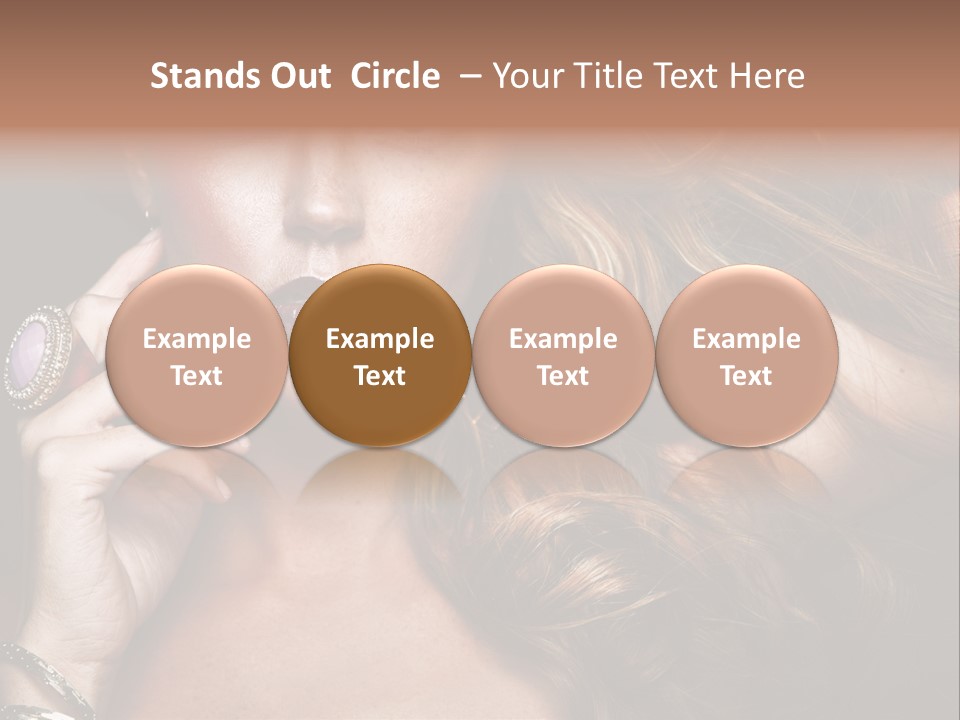 Sensuality Healthy Female PowerPoint Template