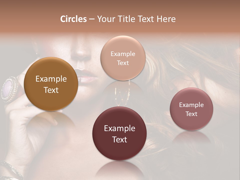 Sensuality Healthy Female PowerPoint Template
