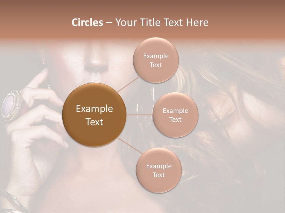 Sensuality Healthy Female PowerPoint Template
