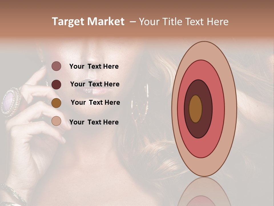 Sensuality Healthy Female PowerPoint Template