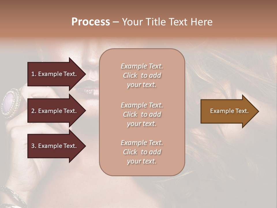 Sensuality Healthy Female PowerPoint Template
