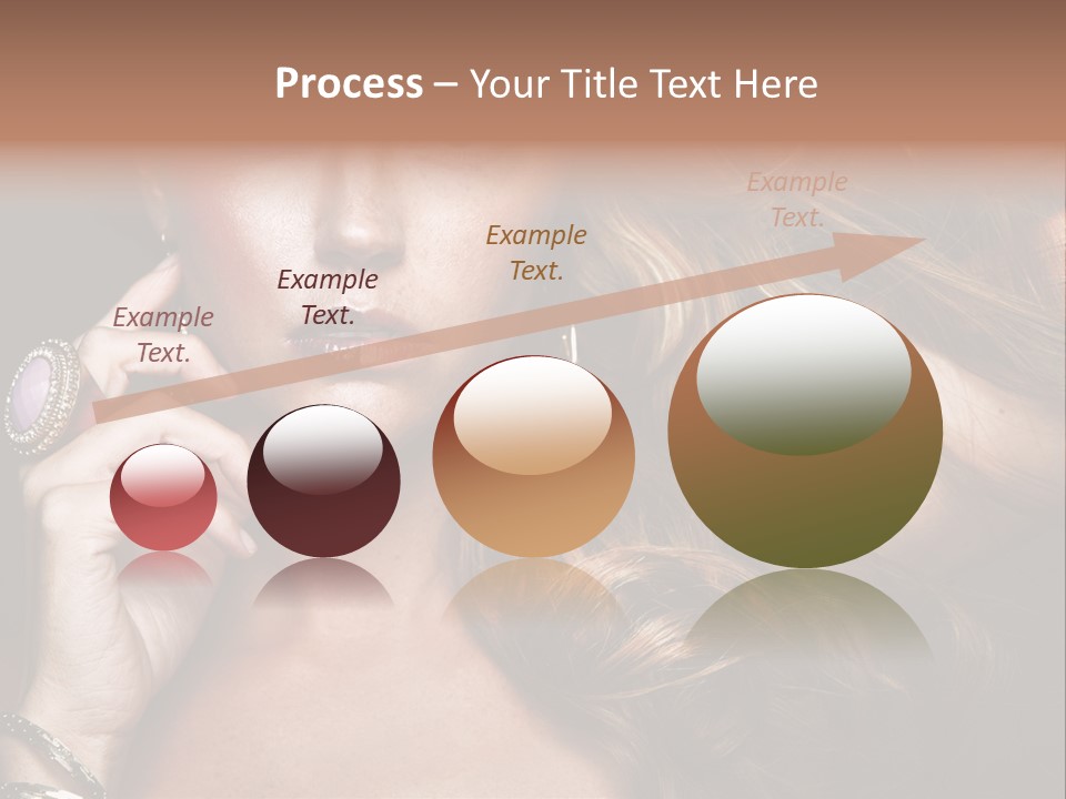 Sensuality Healthy Female PowerPoint Template