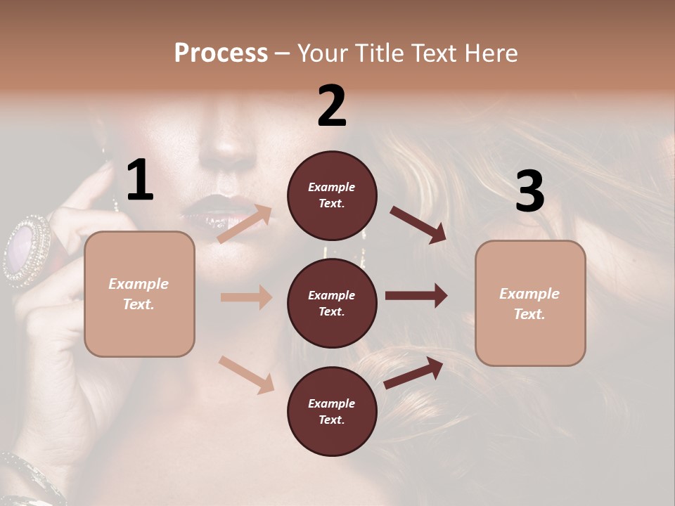 Sensuality Healthy Female PowerPoint Template