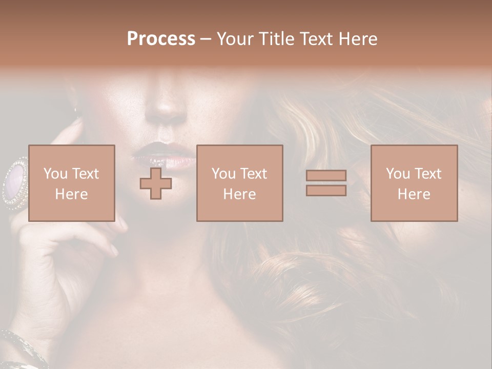 Sensuality Healthy Female PowerPoint Template
