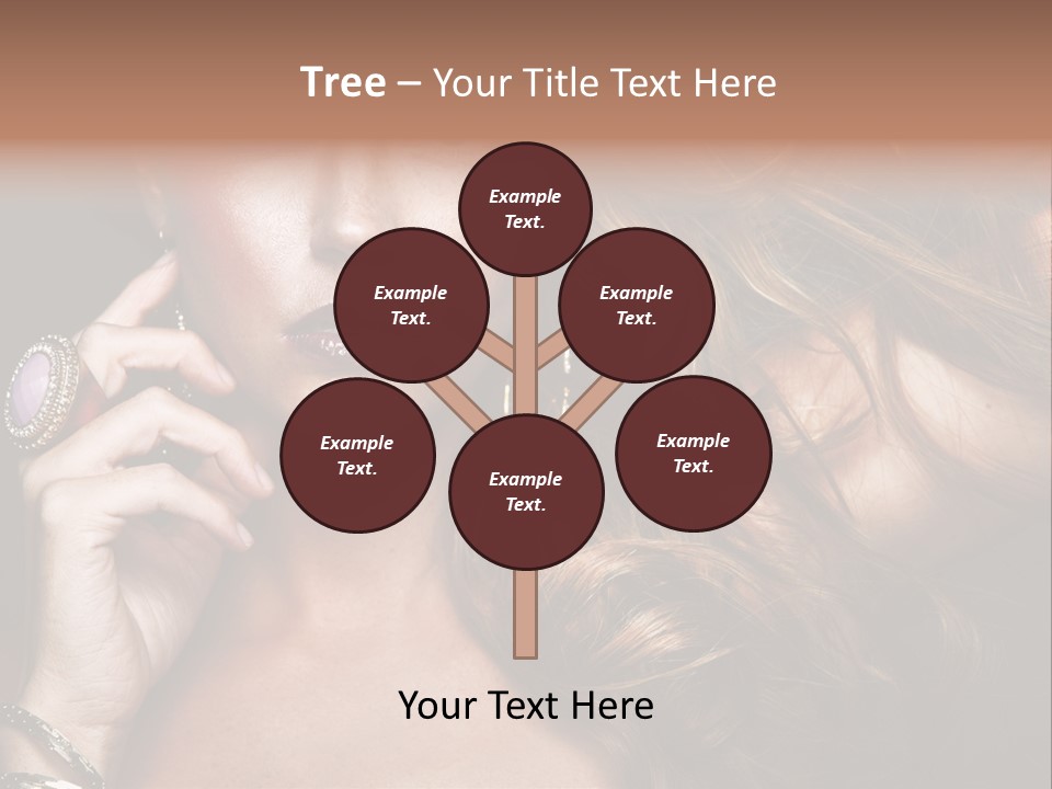 Sensuality Healthy Female PowerPoint Template