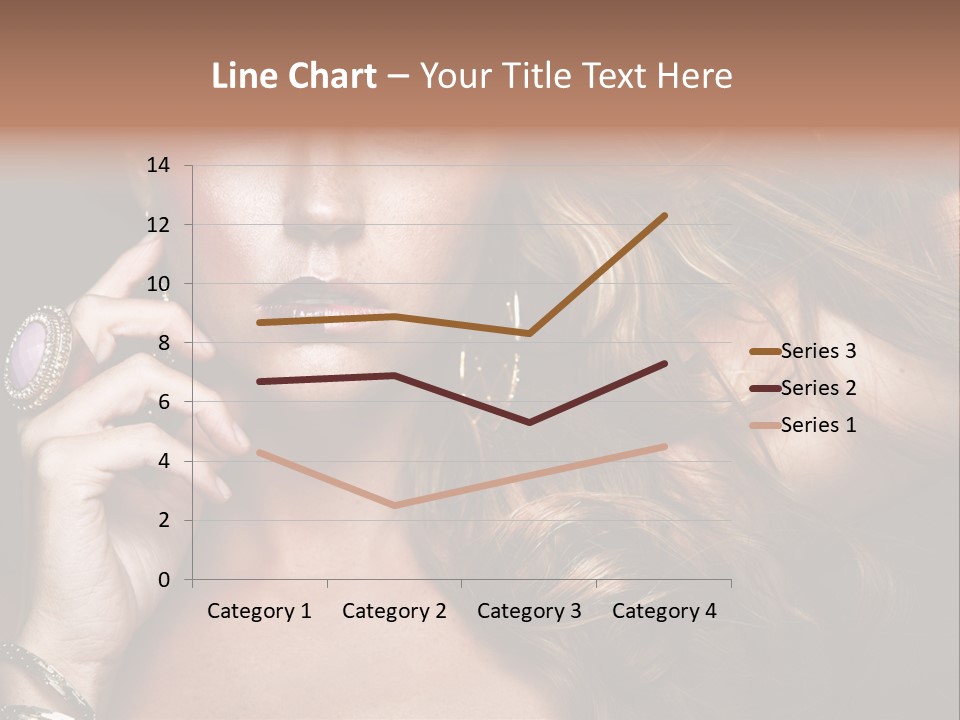 Sensuality Healthy Female PowerPoint Template