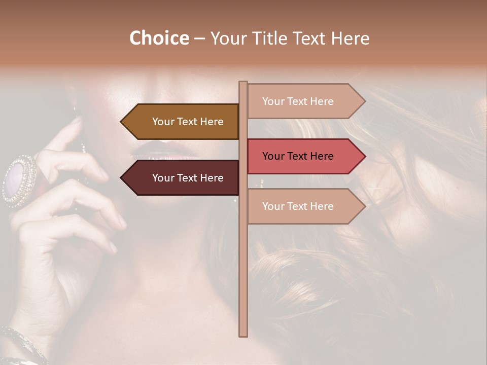 Sensuality Healthy Female PowerPoint Template