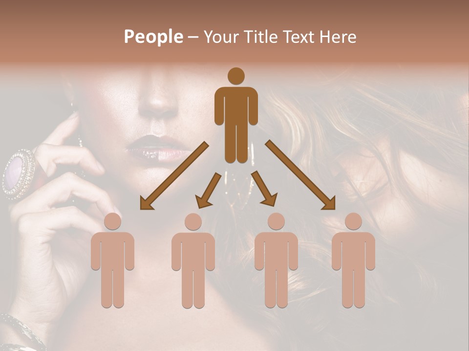 Sensuality Healthy Female PowerPoint Template