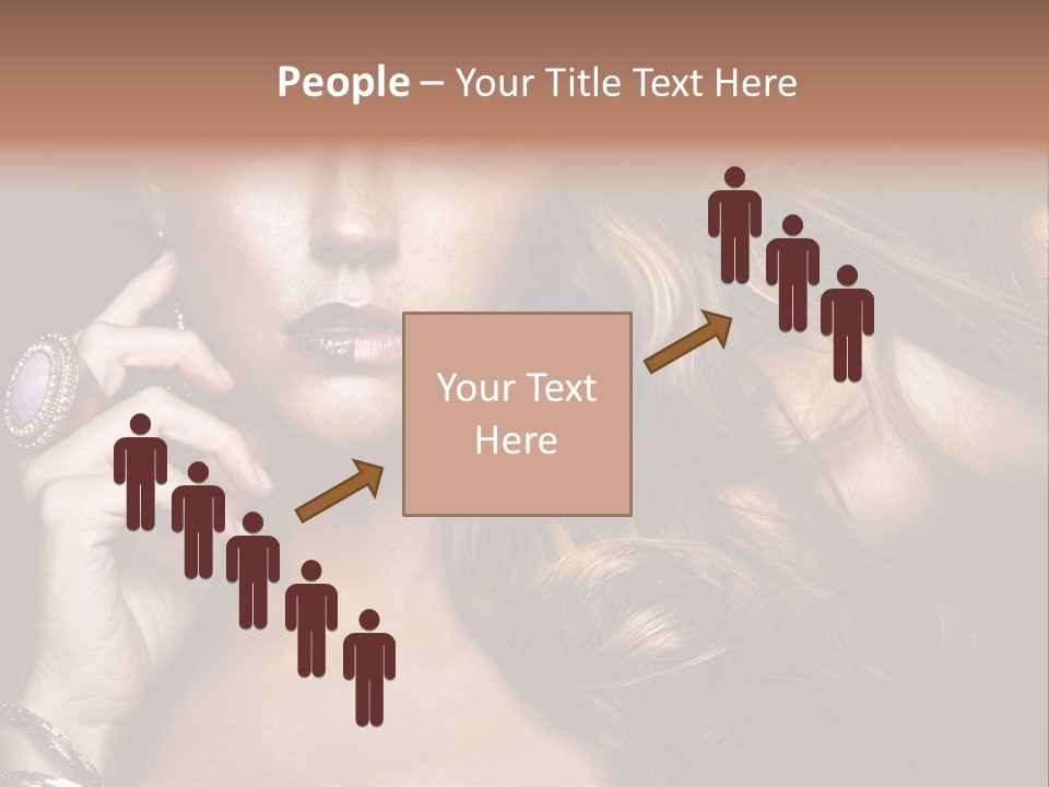 Sensuality Healthy Female PowerPoint Template