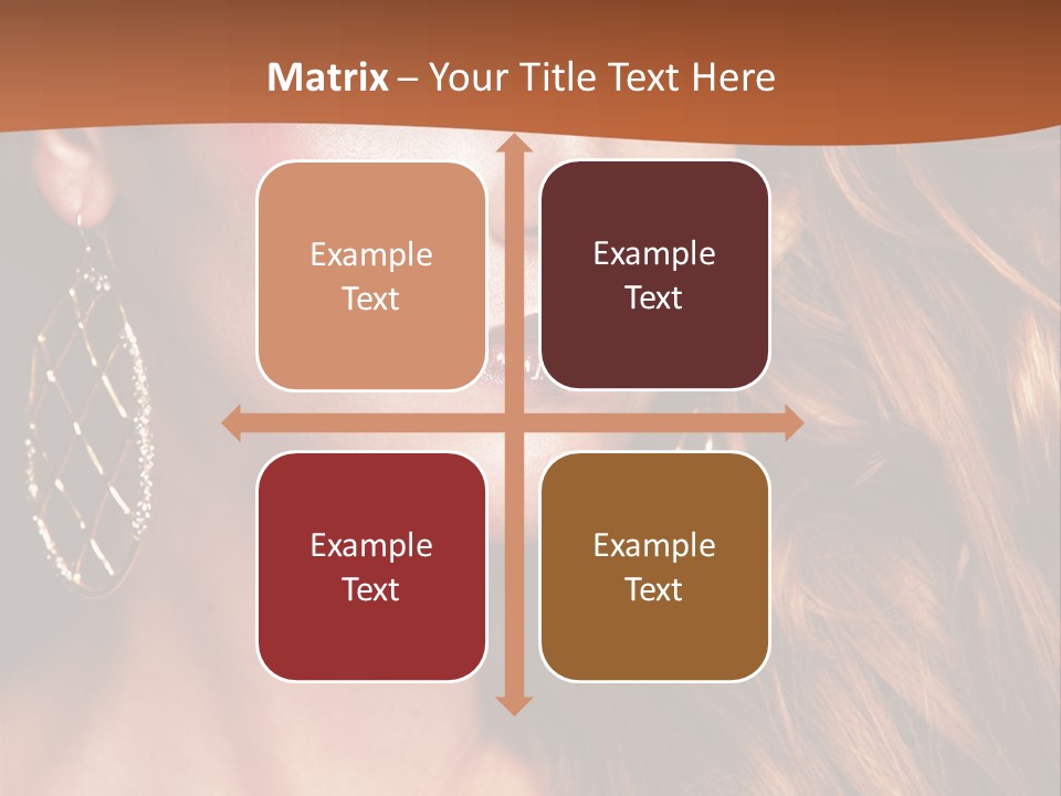 Portrait White Color PowerPoint Template