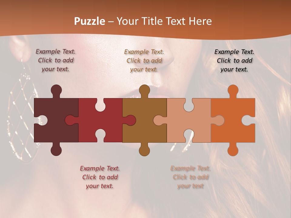 Portrait White Color PowerPoint Template