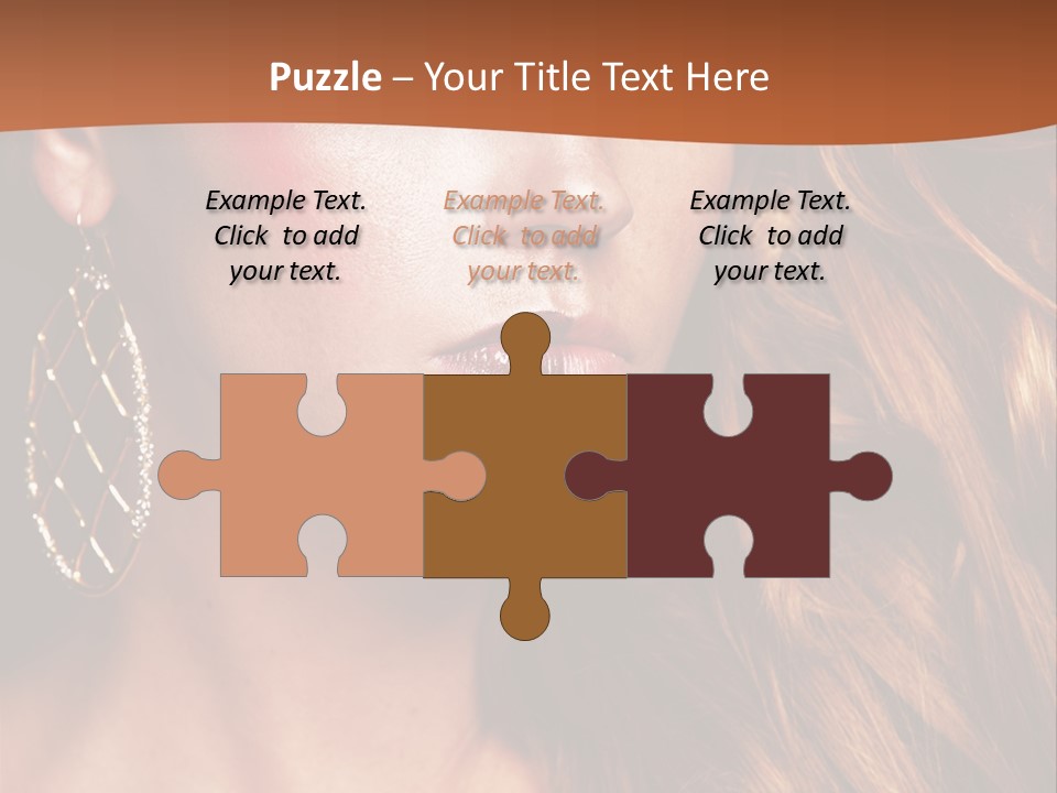 Portrait White Color PowerPoint Template