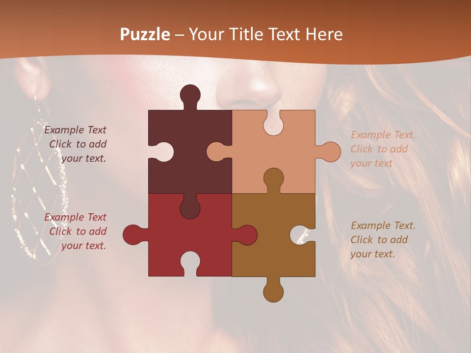 Portrait White Color PowerPoint Template