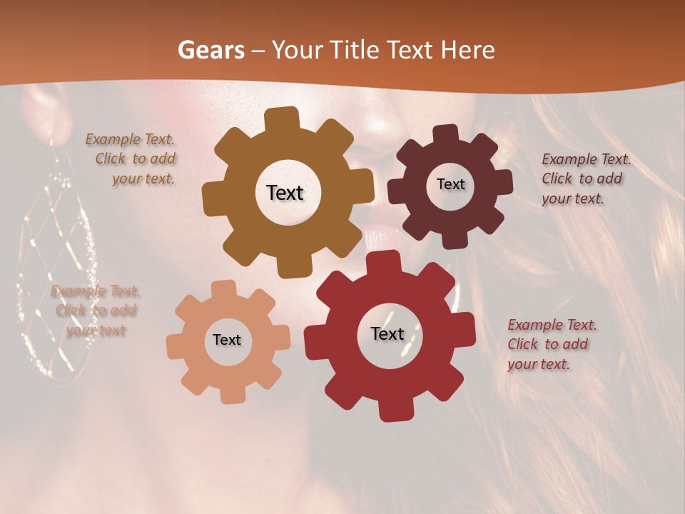 Portrait White Color PowerPoint Template