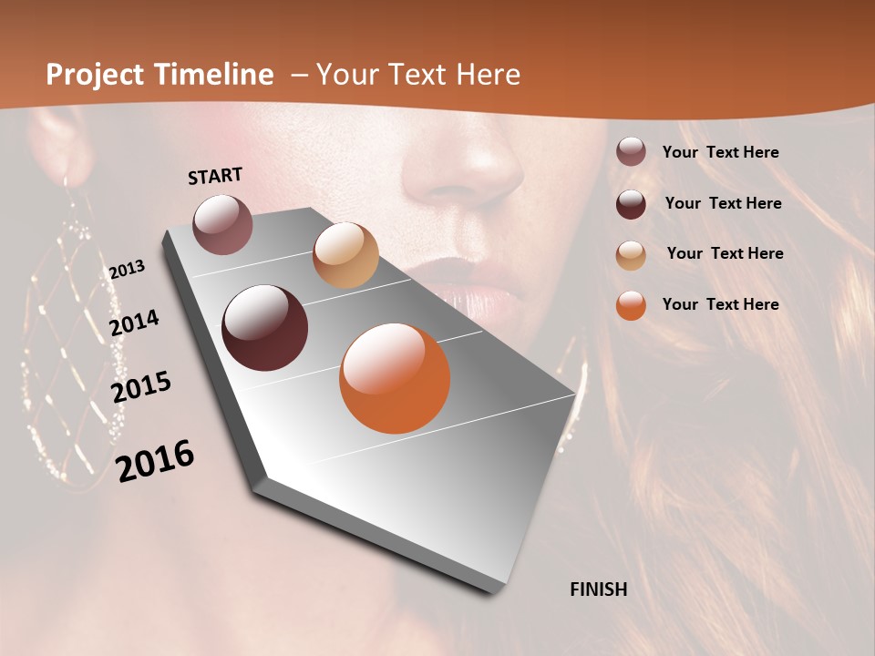 Portrait White Color PowerPoint Template