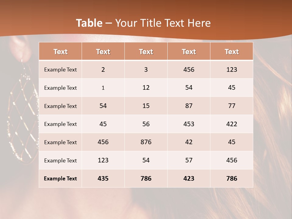 Portrait White Color PowerPoint Template