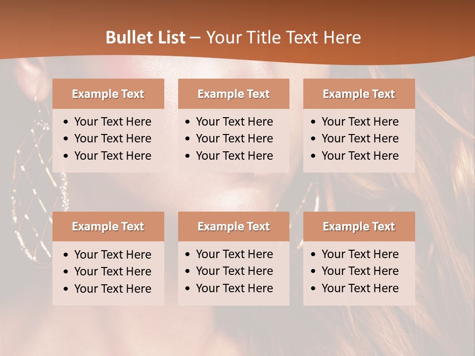 Portrait White Color PowerPoint Template