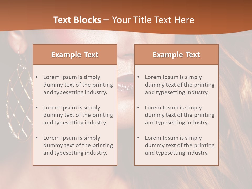 Portrait White Color PowerPoint Template