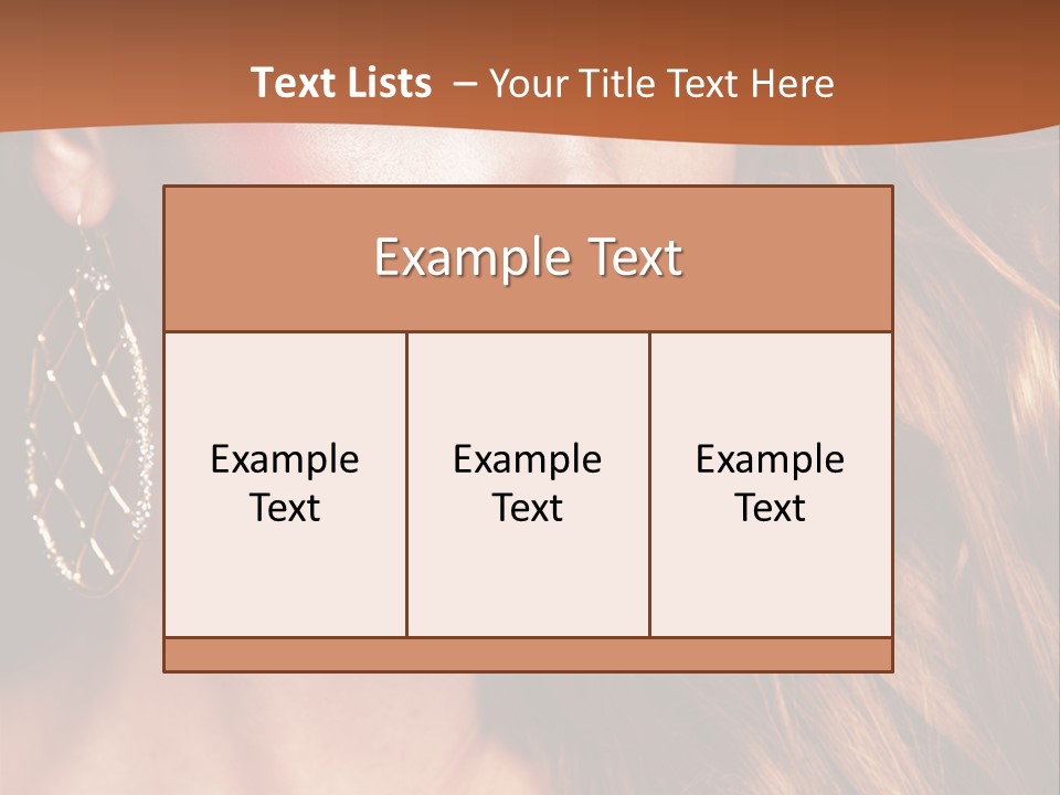 Portrait White Color PowerPoint Template