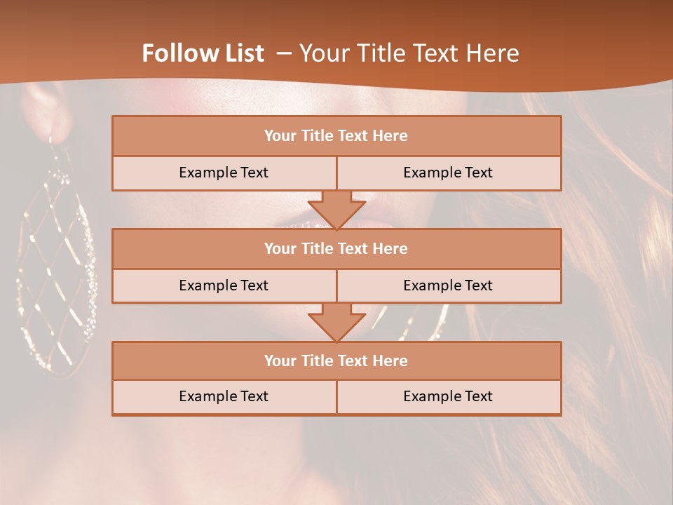 Portrait White Color PowerPoint Template