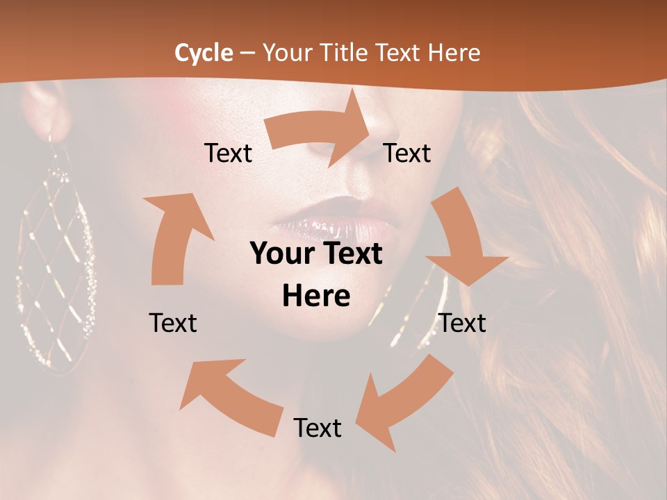 Portrait White Color PowerPoint Template