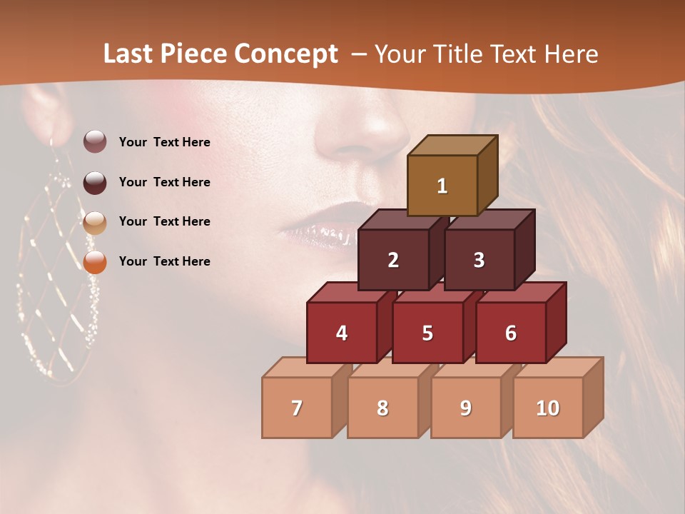 Portrait White Color PowerPoint Template