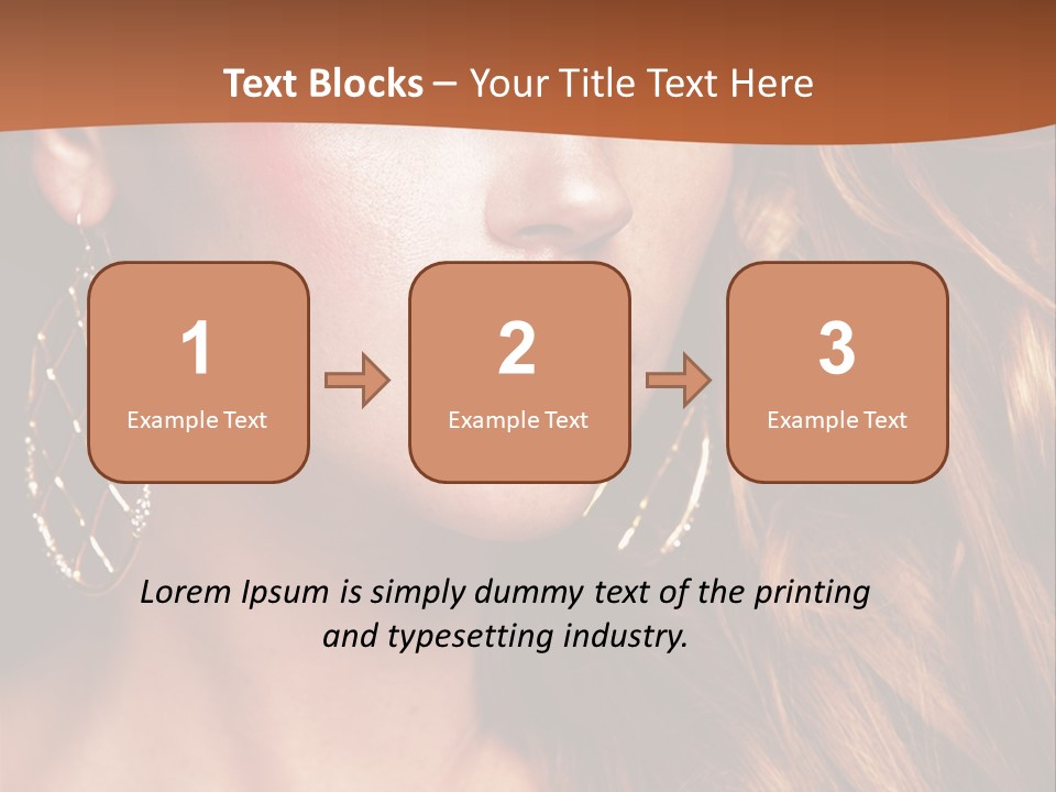 Portrait White Color PowerPoint Template