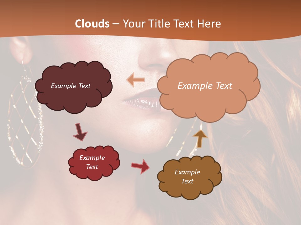 Portrait White Color PowerPoint Template