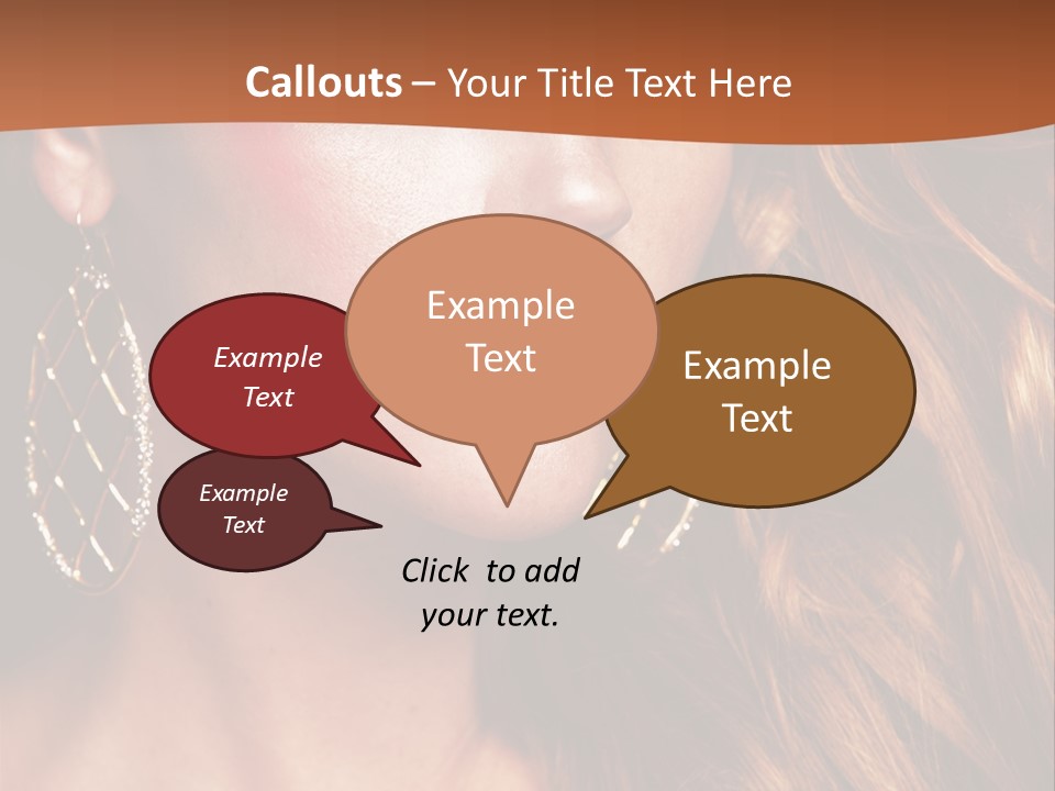 Portrait White Color PowerPoint Template