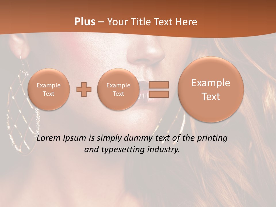 Portrait White Color PowerPoint Template