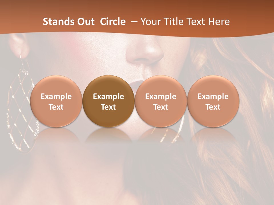 Portrait White Color PowerPoint Template