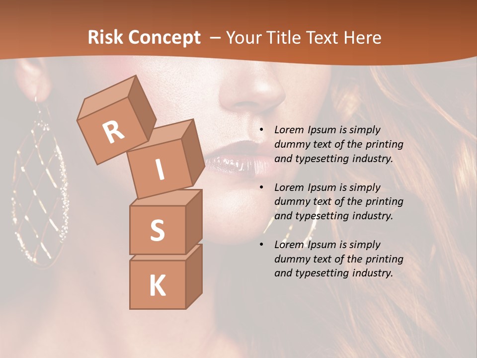 Portrait White Color PowerPoint Template