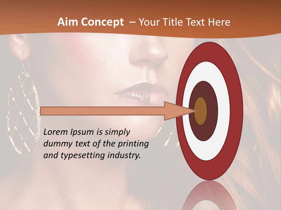 Portrait White Color PowerPoint Template