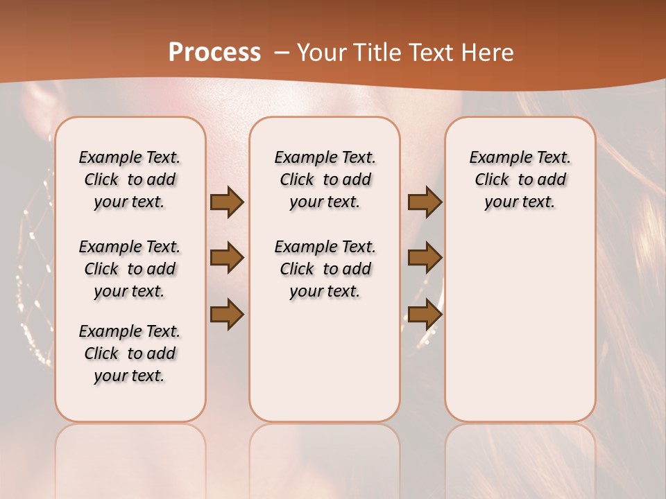 Portrait White Color PowerPoint Template