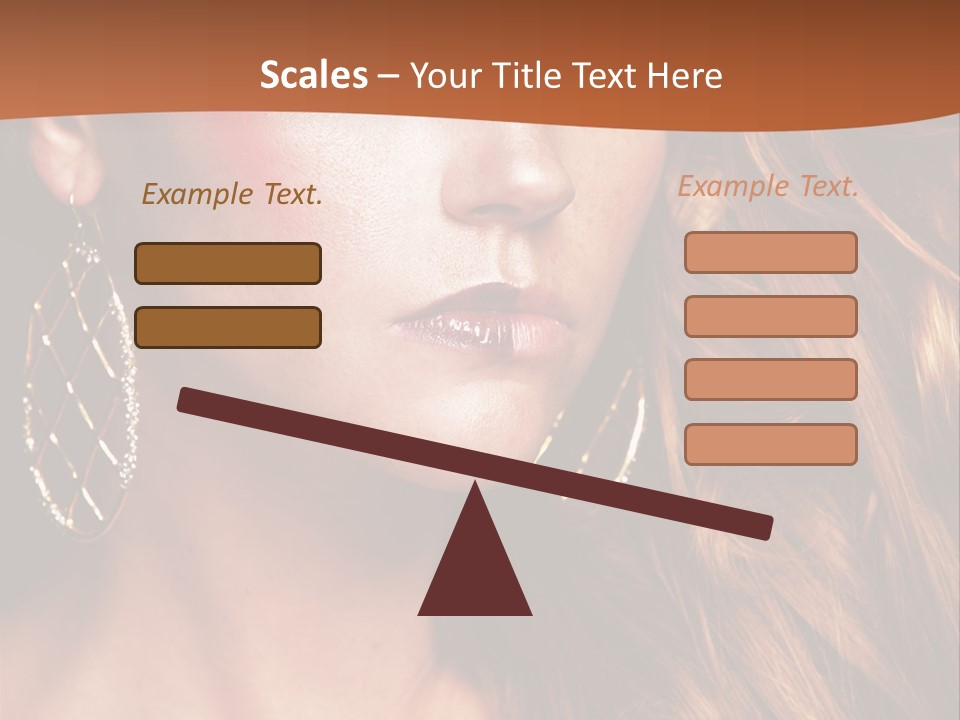 Portrait White Color PowerPoint Template