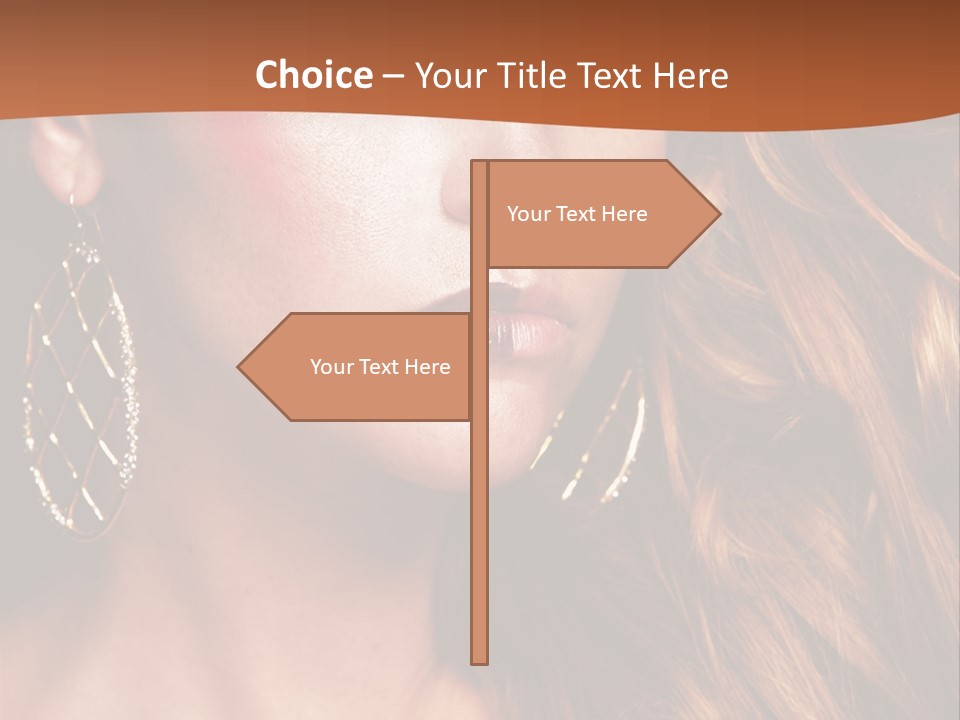 Portrait White Color PowerPoint Template