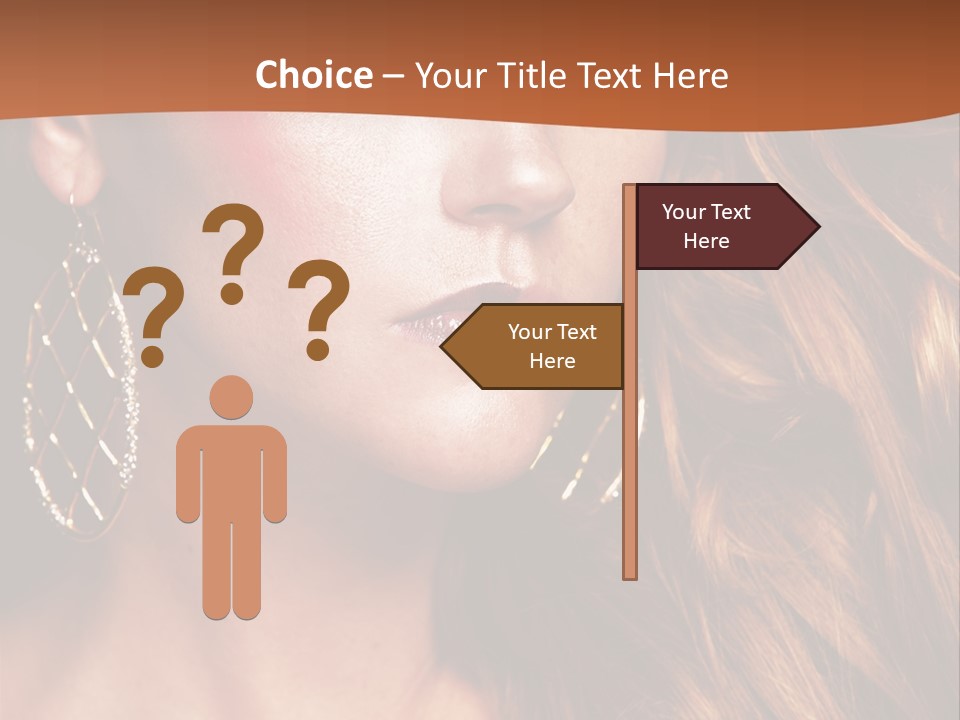 Portrait White Color PowerPoint Template