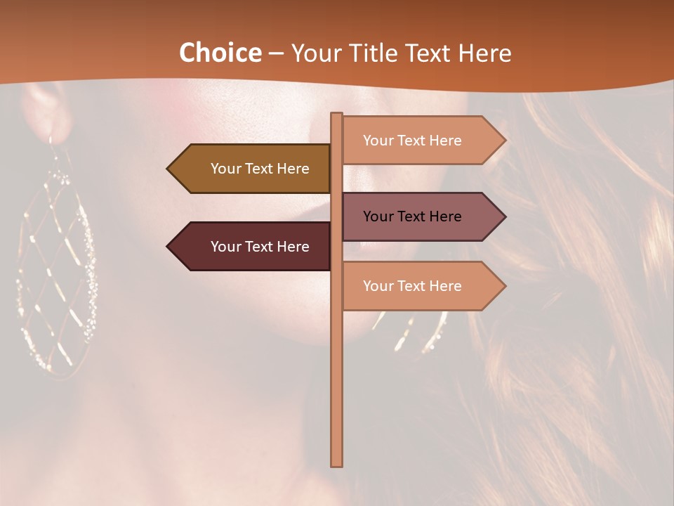 Portrait White Color PowerPoint Template