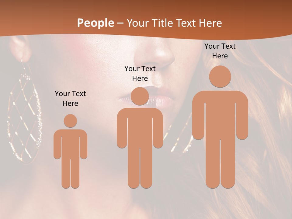 Portrait White Color PowerPoint Template