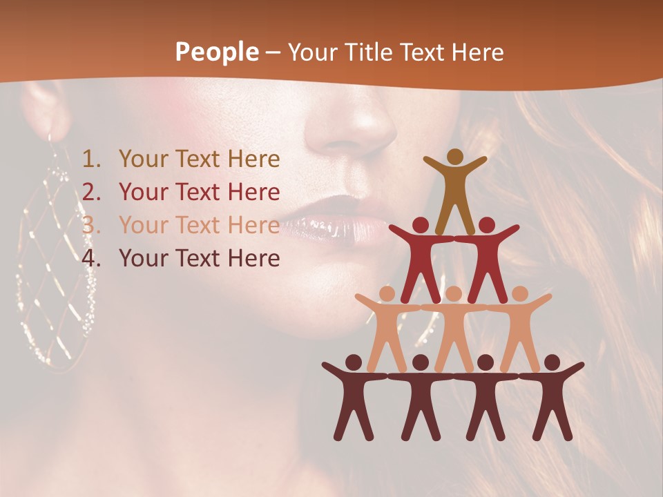 Portrait White Color PowerPoint Template