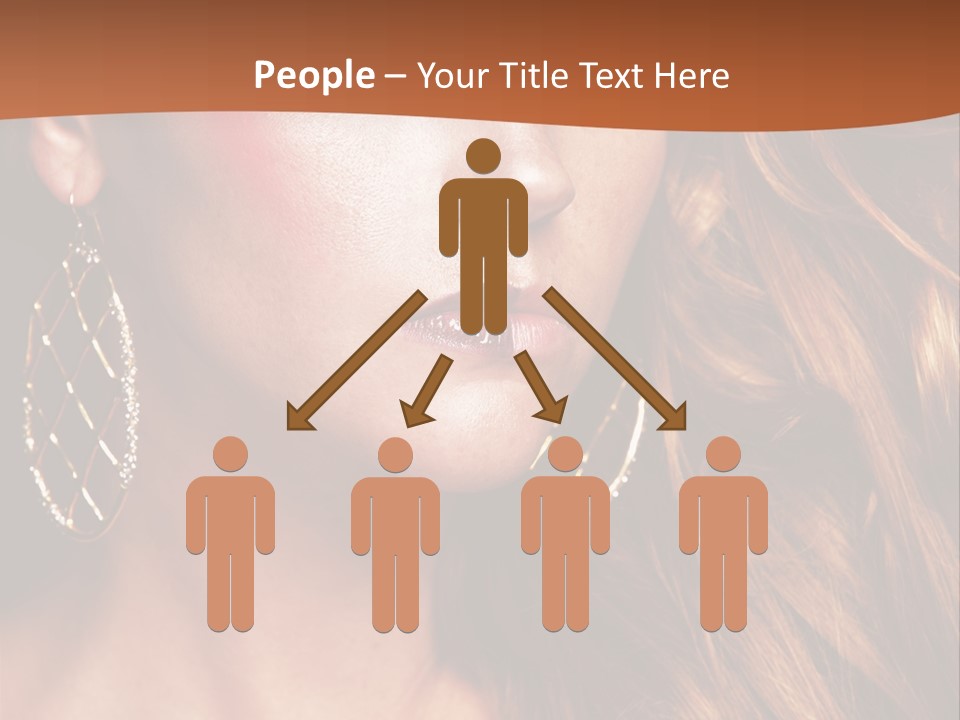 Portrait White Color PowerPoint Template