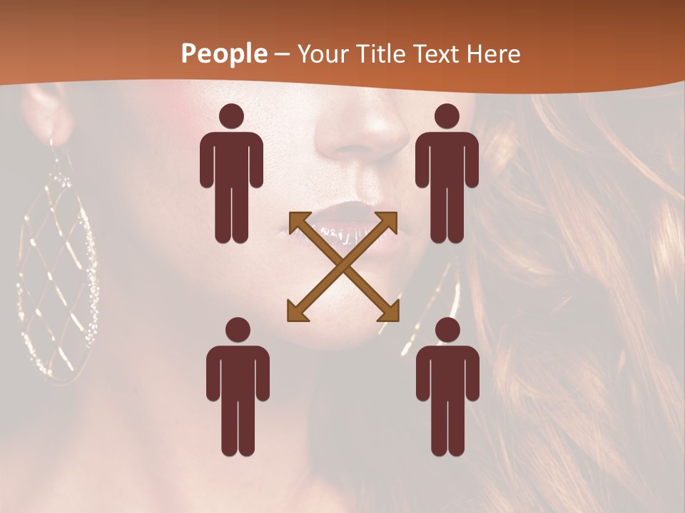 Portrait White Color PowerPoint Template