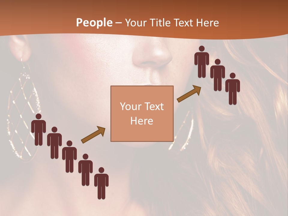 Portrait White Color PowerPoint Template