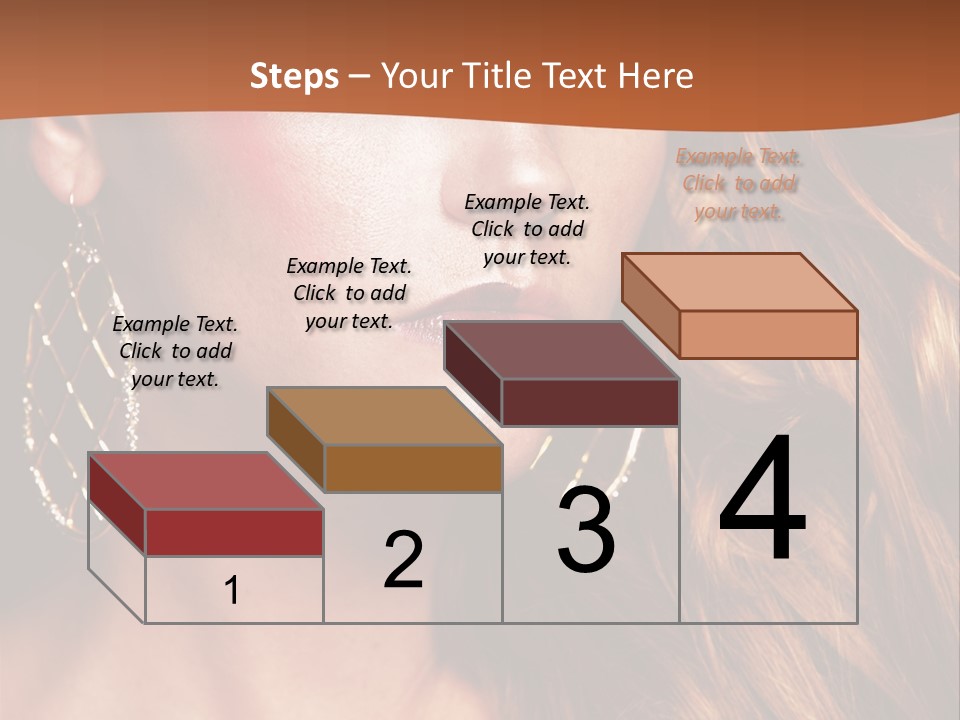 Portrait White Color PowerPoint Template