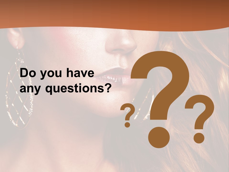 Portrait White Color PowerPoint Template