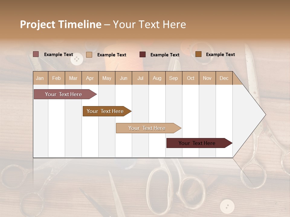 Wood Sew Design PowerPoint Template